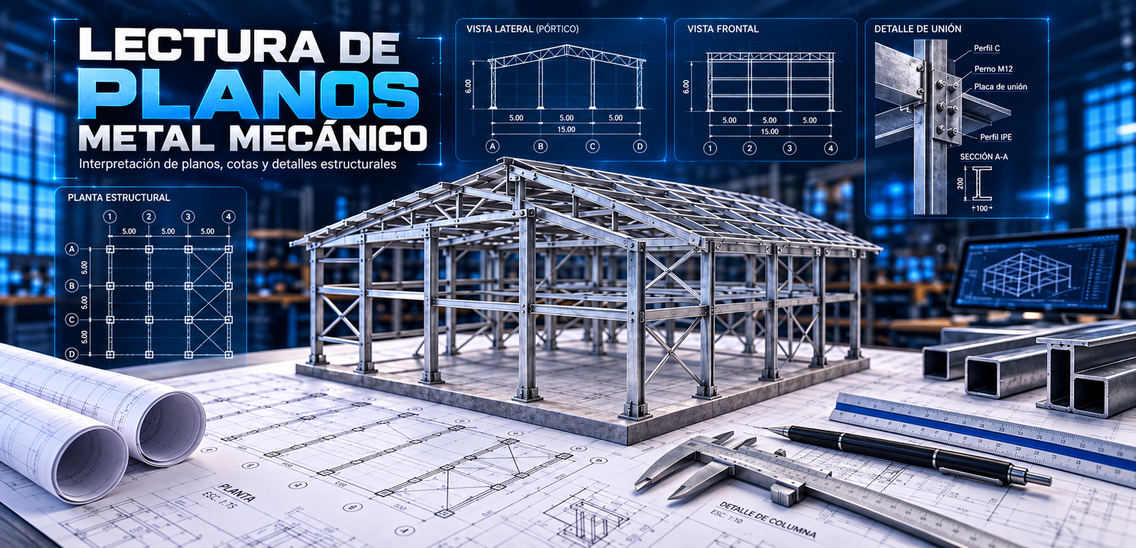 Lectura de planos metalmecánico